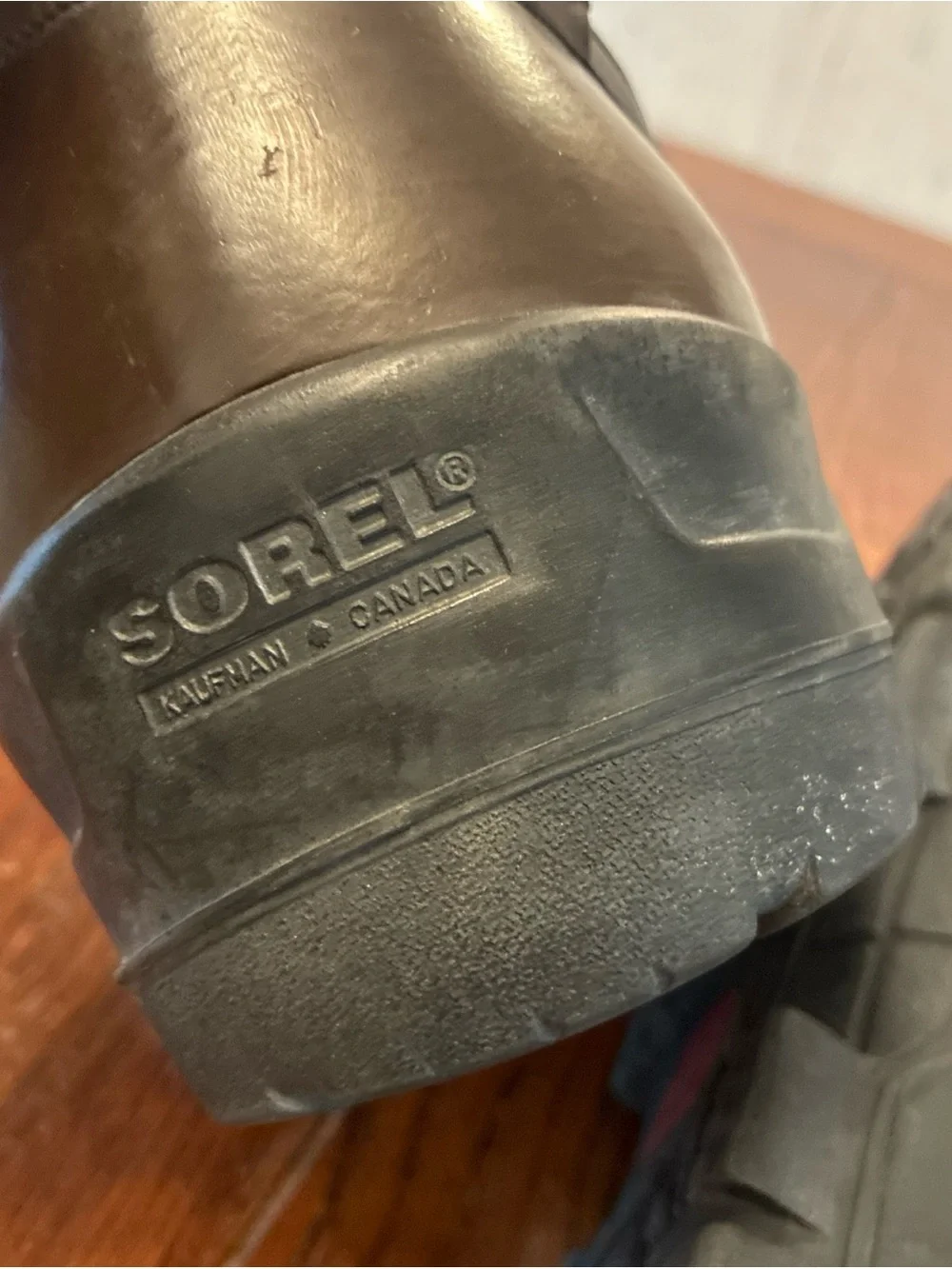 Sorel Chieftain Pac Boots Men's 9  Leather Insulated Felt Lined Winter Utility
